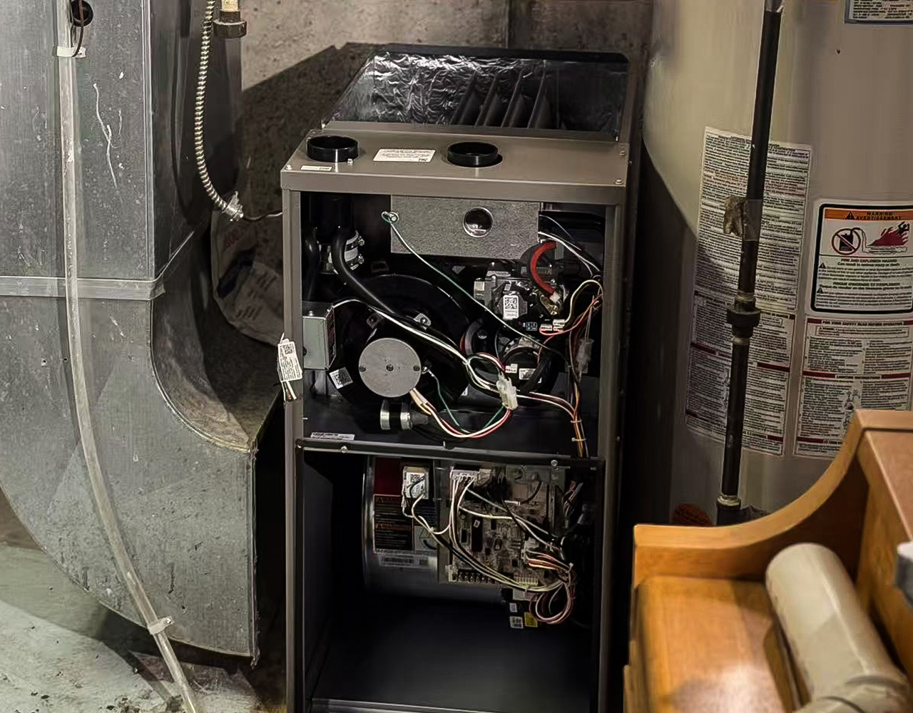 Furnace maintenance and inspection